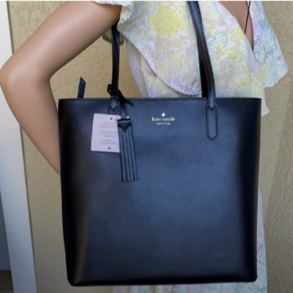 KATE SPADE JANA TOTE BLACK - Picture 8 of 16